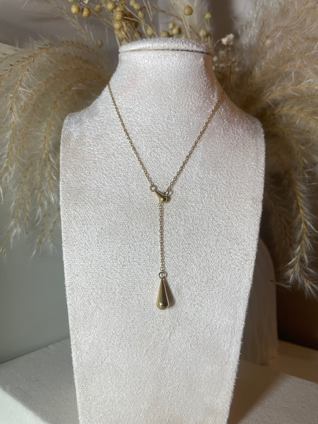 Collier goutte d'eau